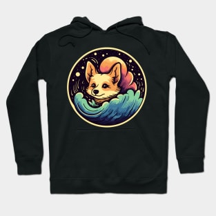 Starry Waves of Cuteness: Cute Dog Hoodie